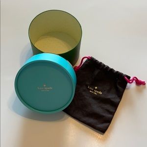 Kate Spade gift box and jewelry bag